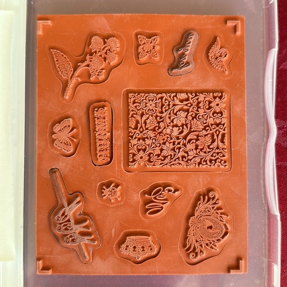 Stampin’ Up! RETIRED Clearly For You Stamp Set EUC - Picture 3 of 4